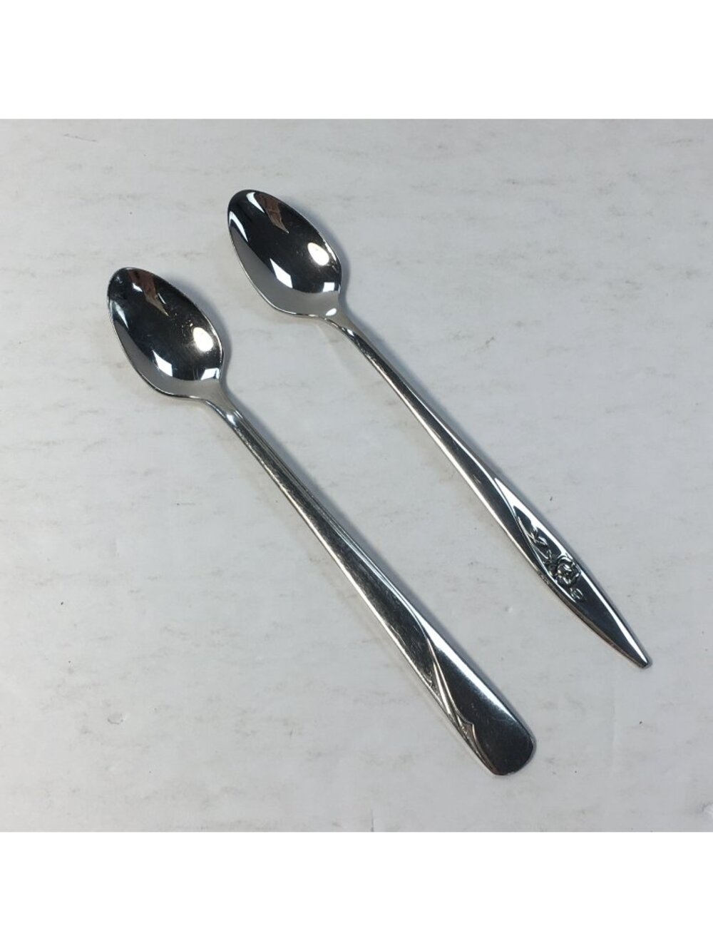 Oneida Oceanic Lasting Rose Floral Set Tea Spoons Flatware